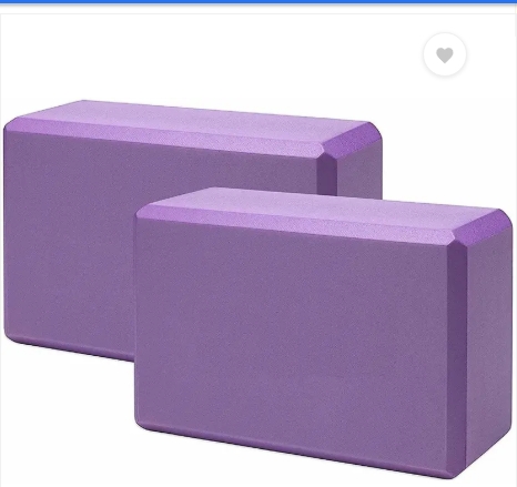 YOGA BLOCK PACK OF 2 YOGA BRICKS SOLID Yoga Blocks
